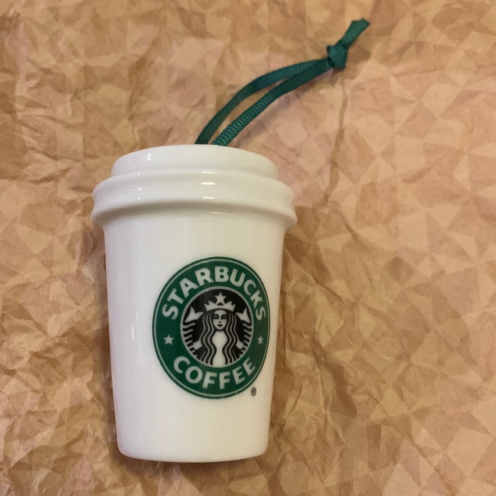 2016 hot cup Starbucks logo ornament